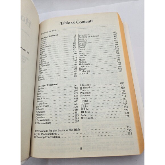 Holy Bible NKJV  Nelson White Bonded Leather Edition 1984 - Picture 10 of 10